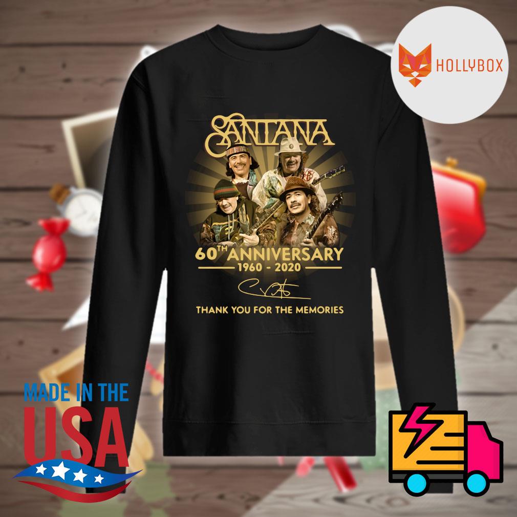 Santana 60th anniversary 1960 2020 signature thank you for the memories s Sweater