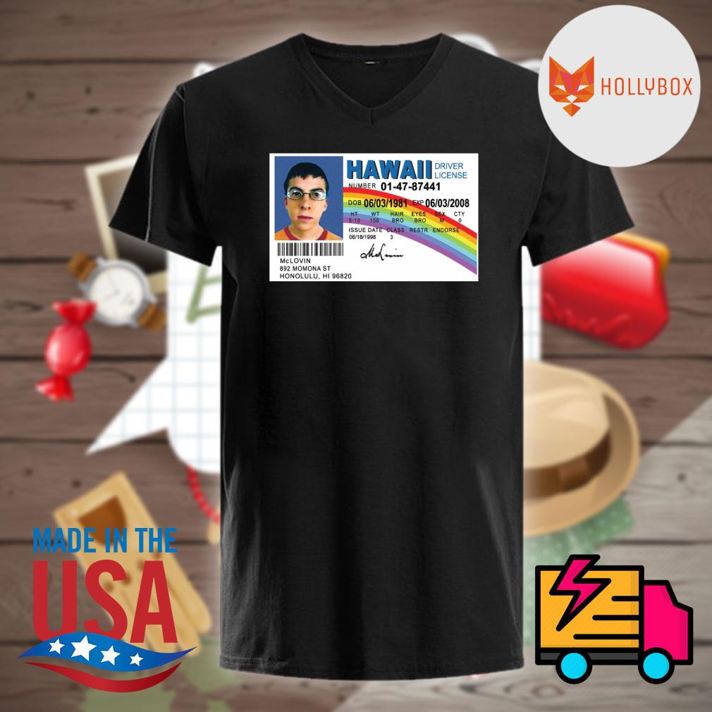 mclovin license shirt