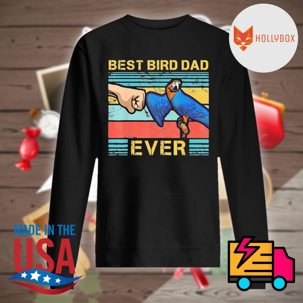 Parrot Best bird dad ever Vintage s Sweater