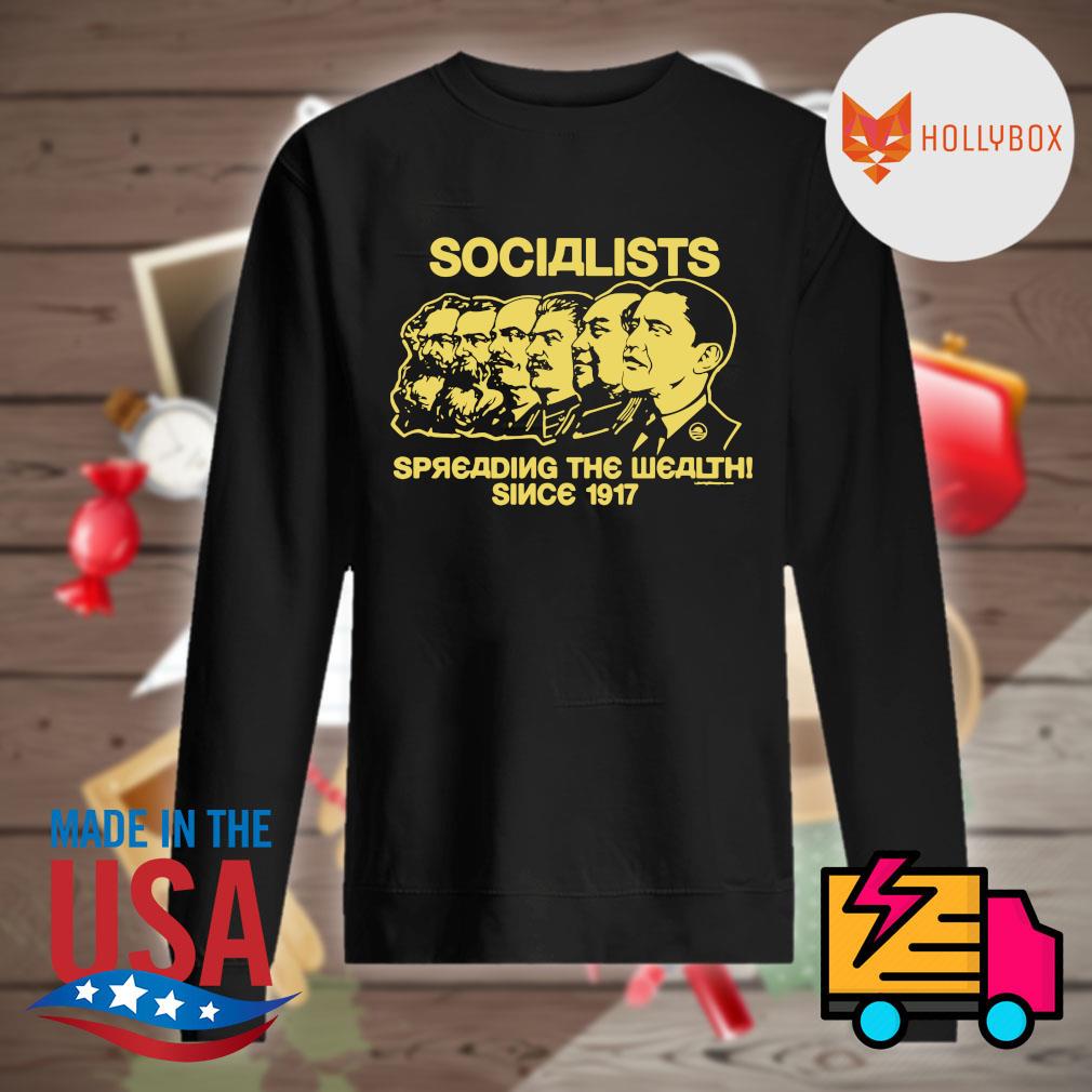 Engels Lenin Mao Marx Obama Socialists spreading the Wealth since 1917 s Sweater
