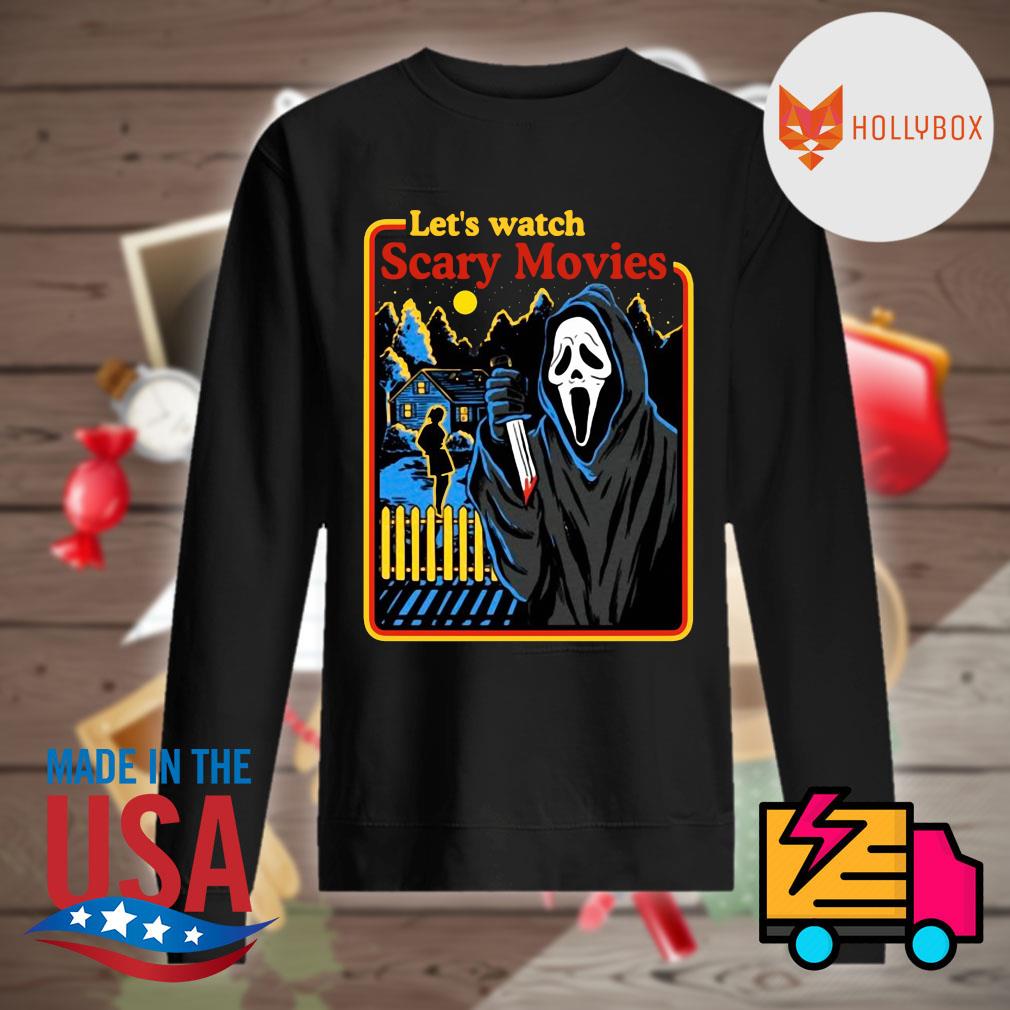 Let's watch Scary Movies Scream Horror Halloween s Sweater