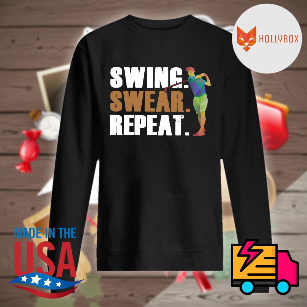Golf Swing Swear Repeat s Sweater