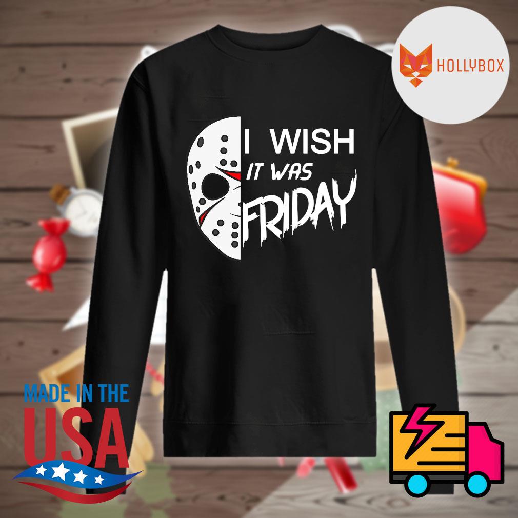 Jason Voorhees face I wish it was Friday s Sweater