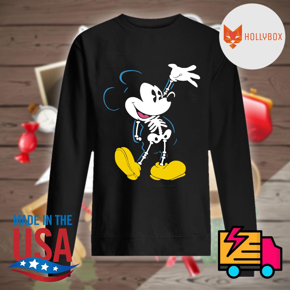Mickey Mouse skeleton Halloween s Sweater