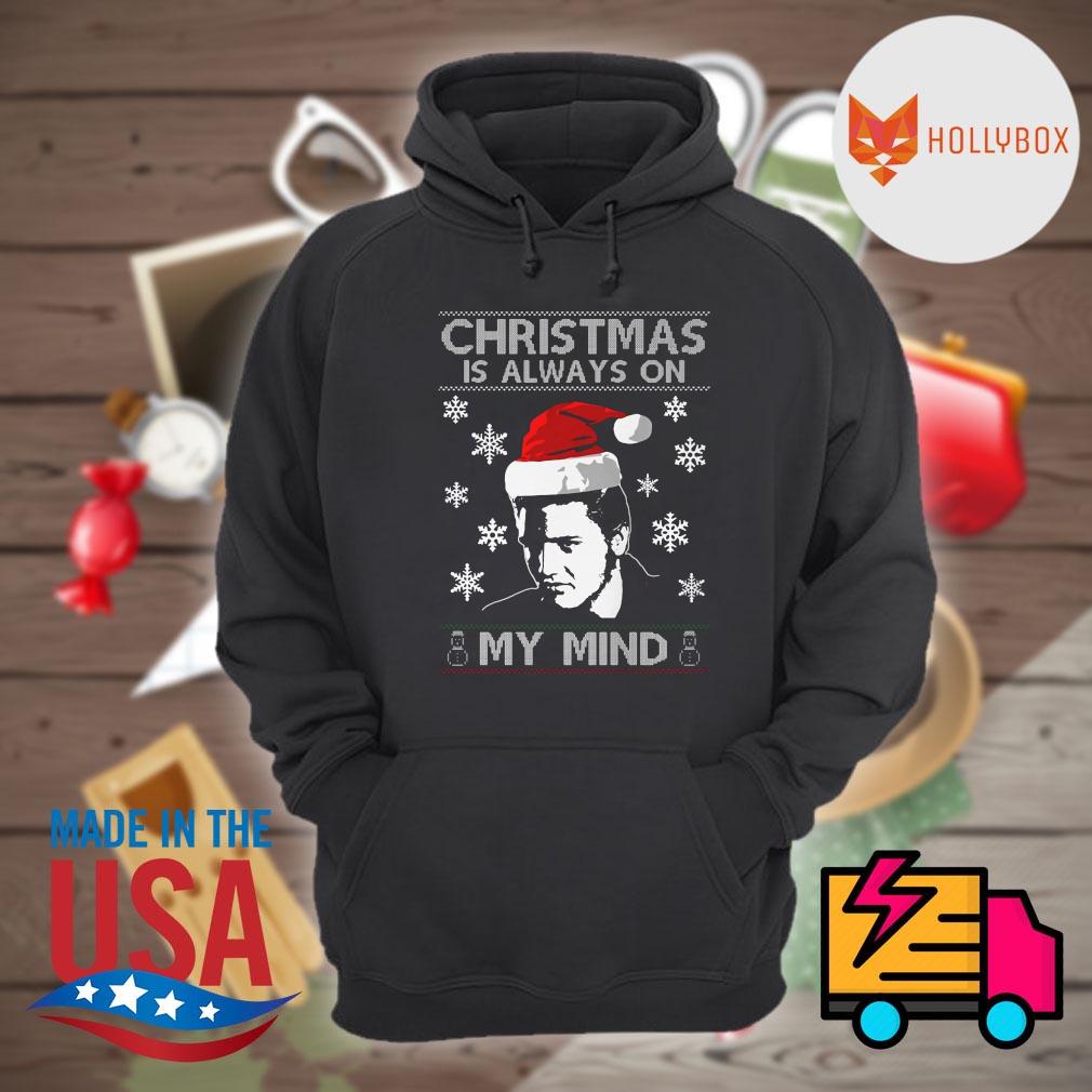 Elvis With Santa Christmas Ugly Christmas Sweater