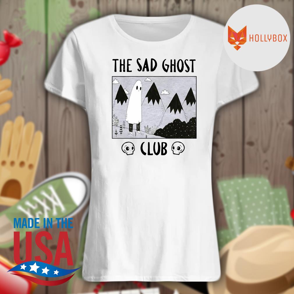 The sad ghost club Halloween s Ladies t-shirt