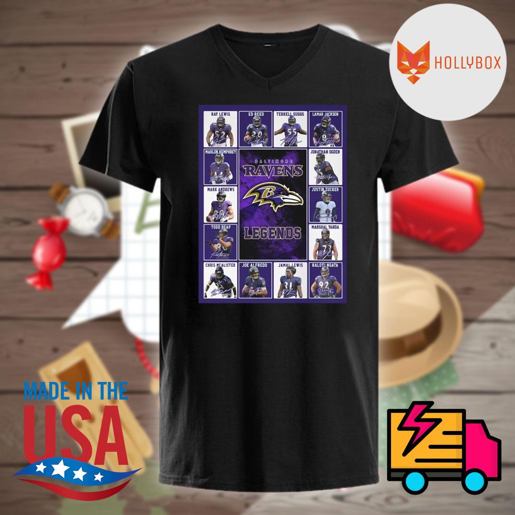 Official baltimore ravens legends teams signatures shirt, hoodie, sweater,  long sleeve and tank top