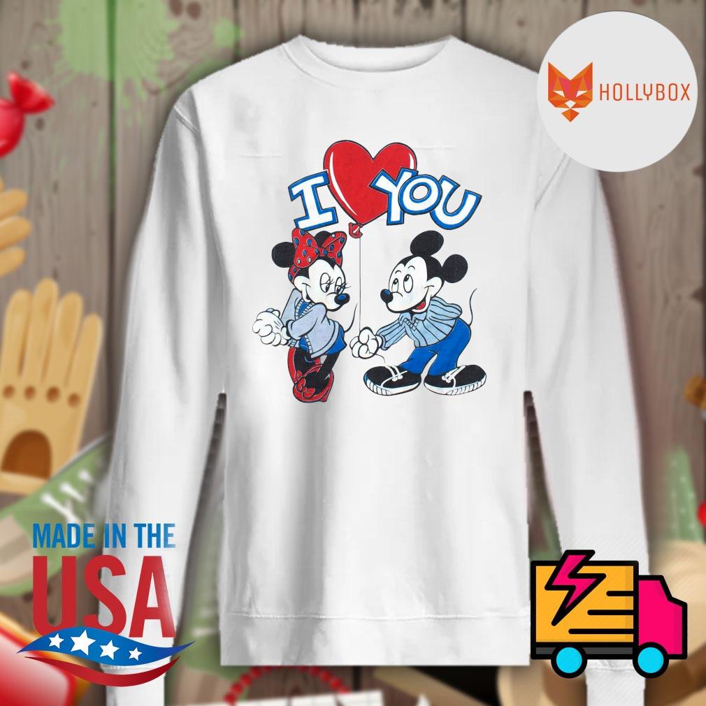 Mickey and Minnie I love you s Sweater