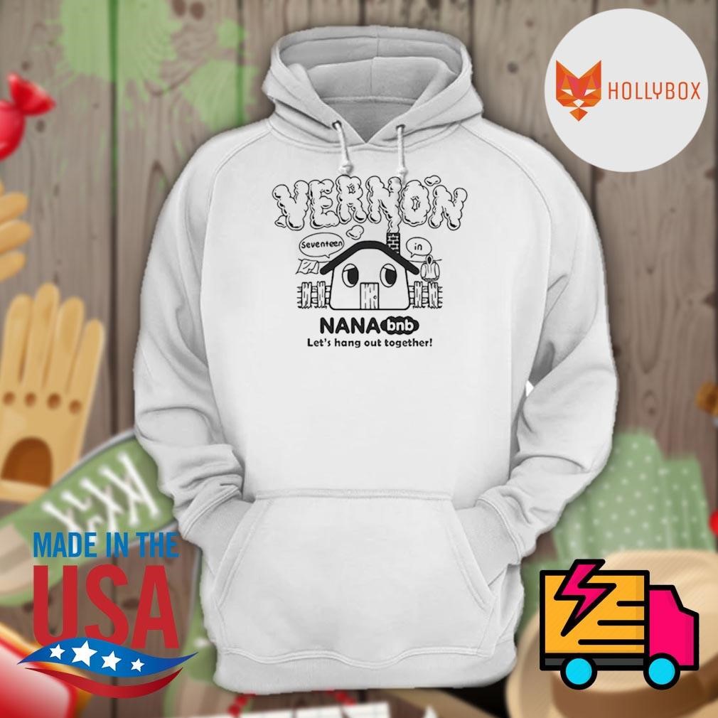 Jeonghan Seventeen in Nana BnB let's hang out together shirt