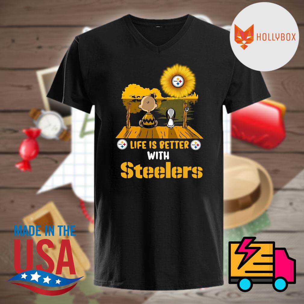 Pittsburgh Steelers Snoopy and Charlie Brown Peanuts shirt, hoodie,  sweater, long sleeve and tank top