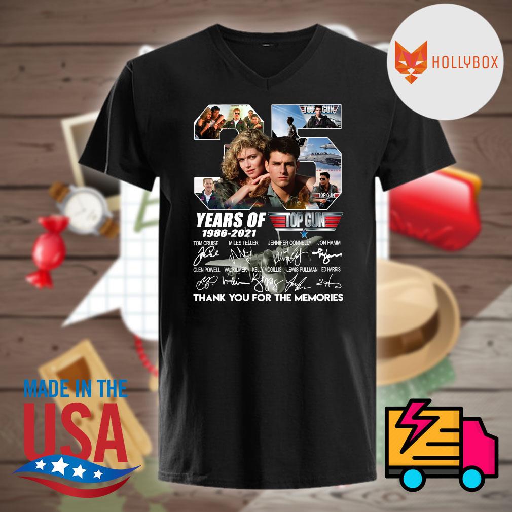 Top Gun 35 Years Of Top Gun 1986-2021 Signature Black T Shirt Men