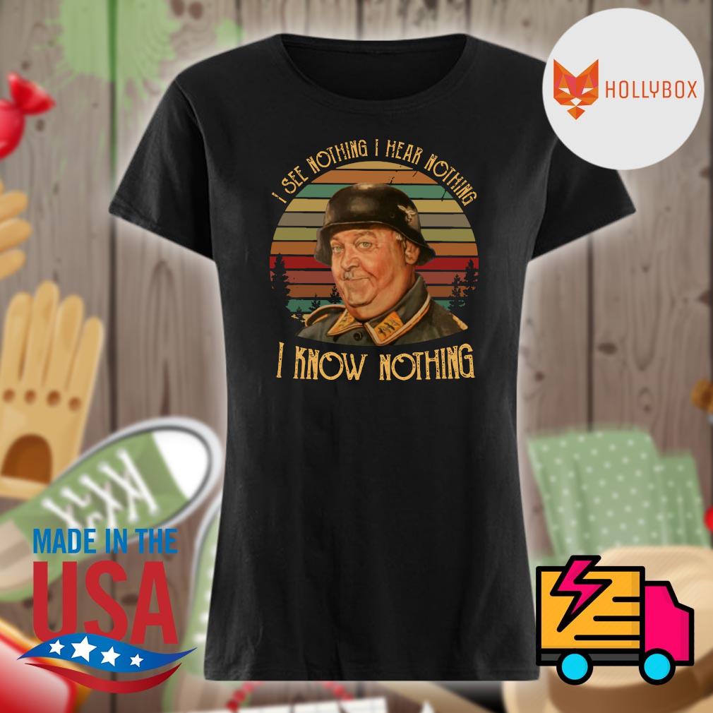 sgt schultz t shirt