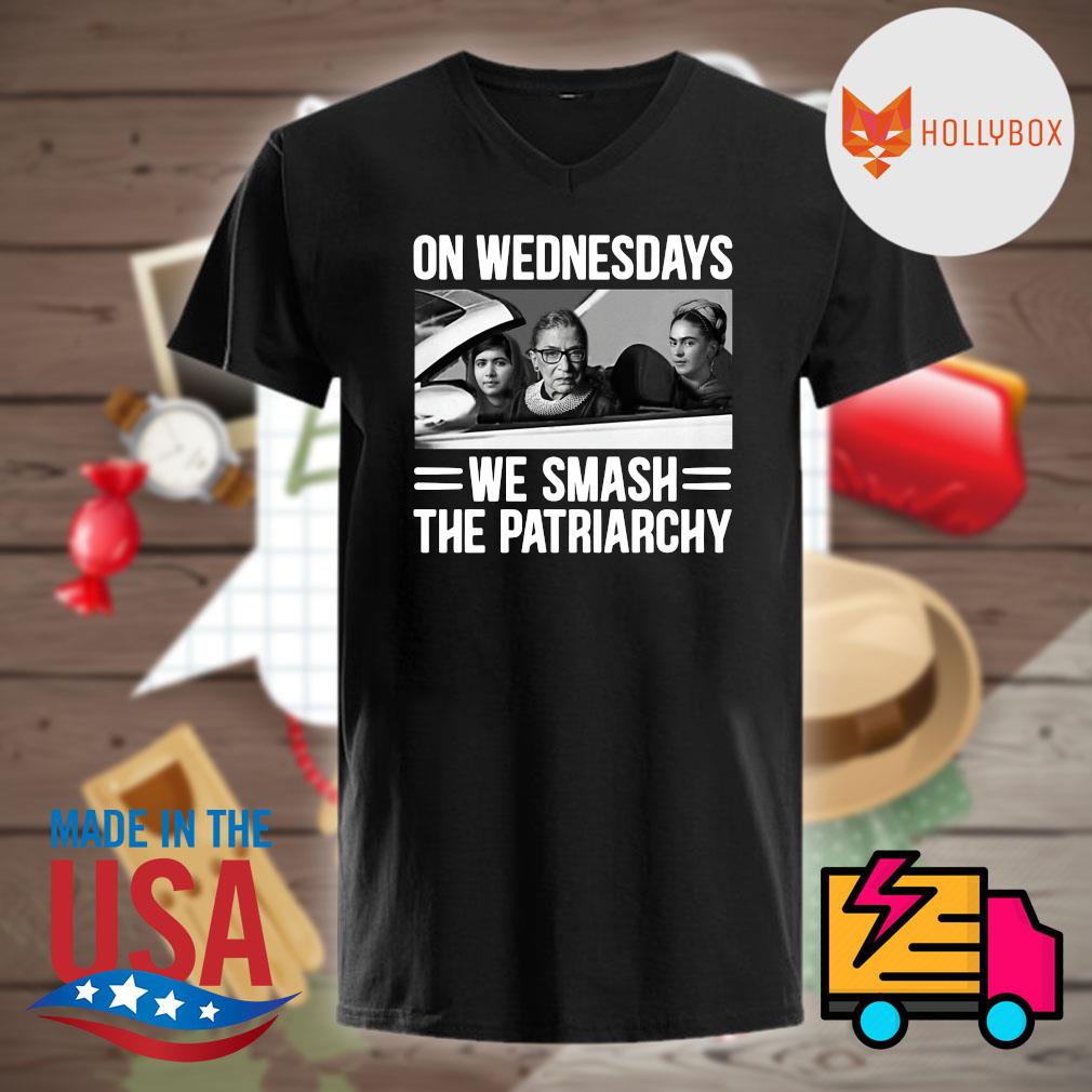 on wednesdays we smash the patriarchy shirt