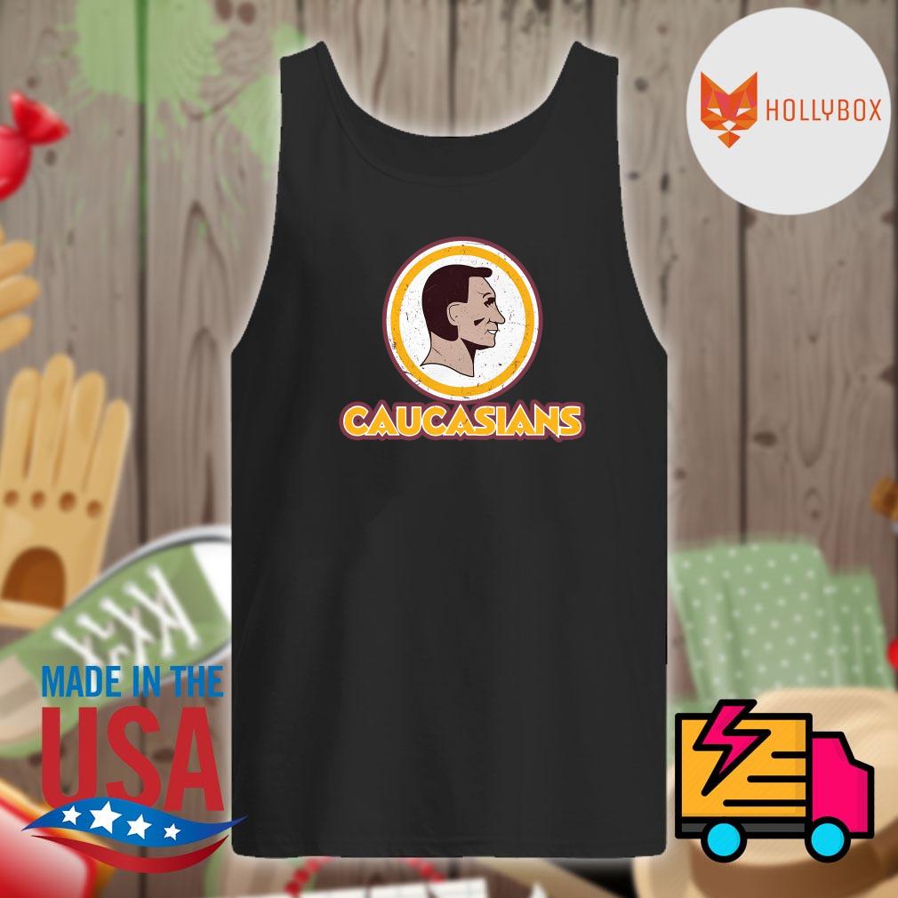 Washington Caucasians redskins tee shirt, guys shirt, tank top and