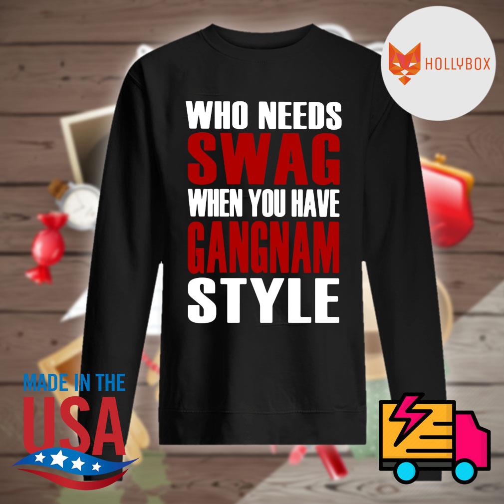 T-Shirt Shirt Pullover Gangnam Style:Langarm Shirt 